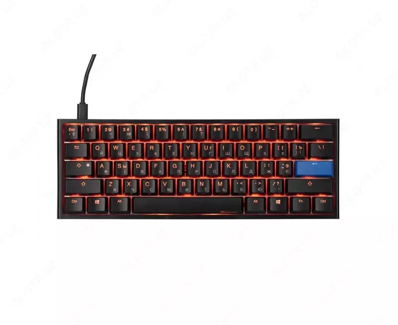 Игровая клавиатура Ducky One 2 Mini | MX Cherry Red | Black-White