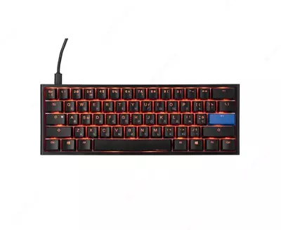 Игровая клавиатура Ducky One 2 Mini | MX Cherry Red | Black-White