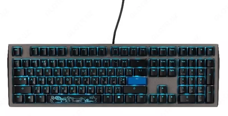 O'yin klaviaturasi Ducky Shine 7 | MX Cherry Blue | Grey-Black