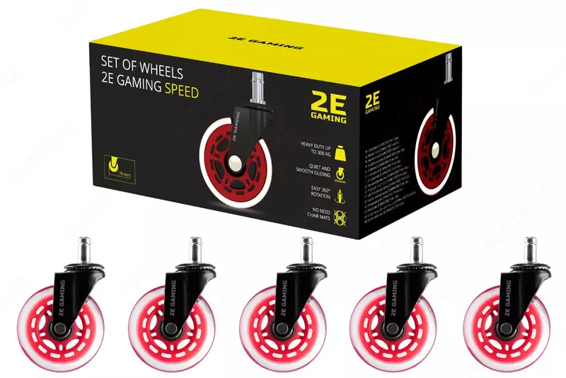 Комплект колес для офисного кресла 2E Gaming SPEED