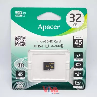 Флешка Micro SD Apacer 32GB