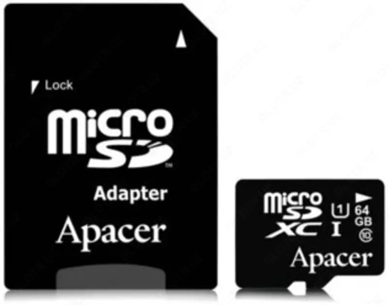 Флешка Micro SD Apacer 64GB | UHS-I (U1)