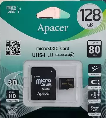 Флешка Micro SD Apacer 128GB