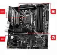  Материнская плата MSI MAG B460M BAZOOKA | 4xDDR4 | 2x M.2 NVMe - 