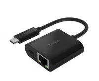 Комп аксессуары Belkin Адаптер Belkin Charge USB-C to Ethernet 60W PD