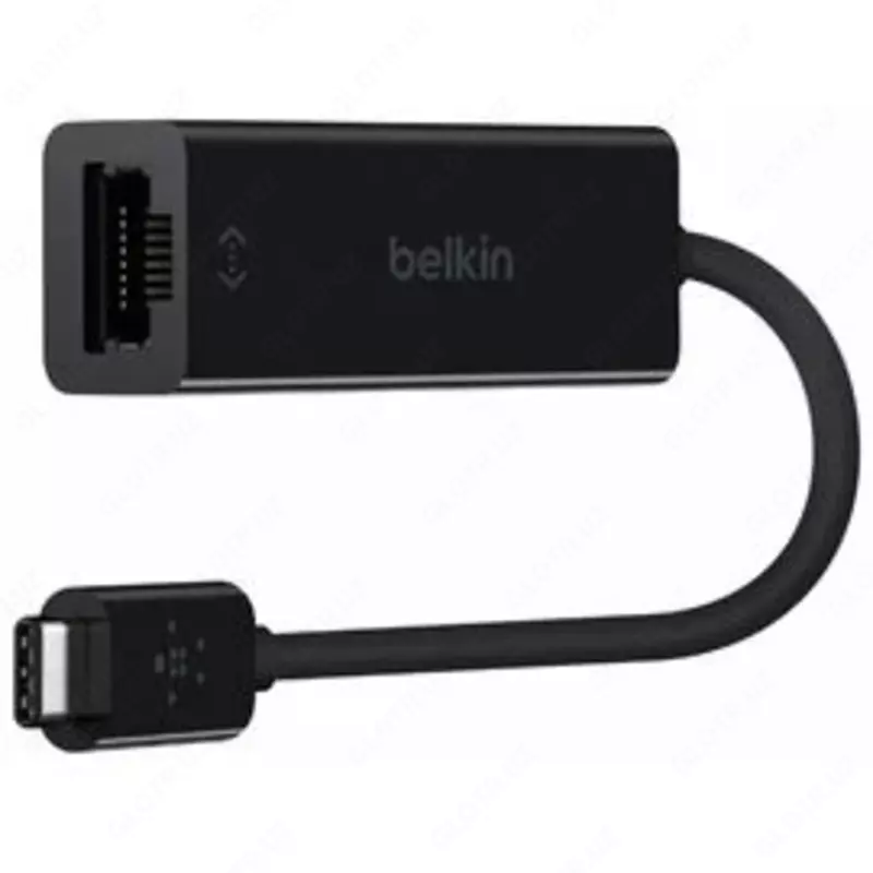 Комп аксессуары Belkin Адаптер Belkin Charge USB-C to Ethernet 60W PD, black