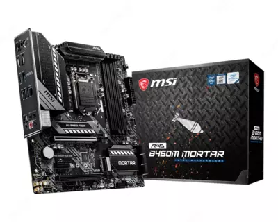 Материнская плата MSI MAG B460M MORTAR | 4xDDR4 | 2x M.2 NVMe | USB Type-C