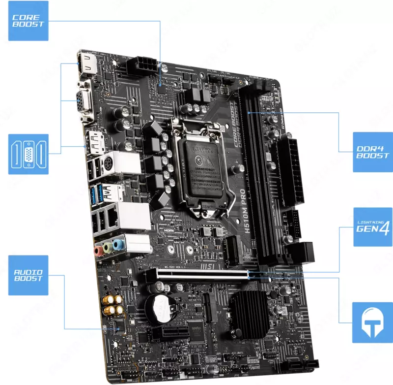 Материнская плата MSI H510M PRO