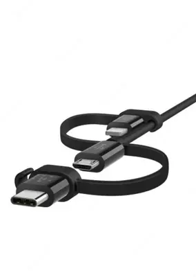 Кабели и адаптеры Belkin BRAIDEDC-A 0.15M, BLK