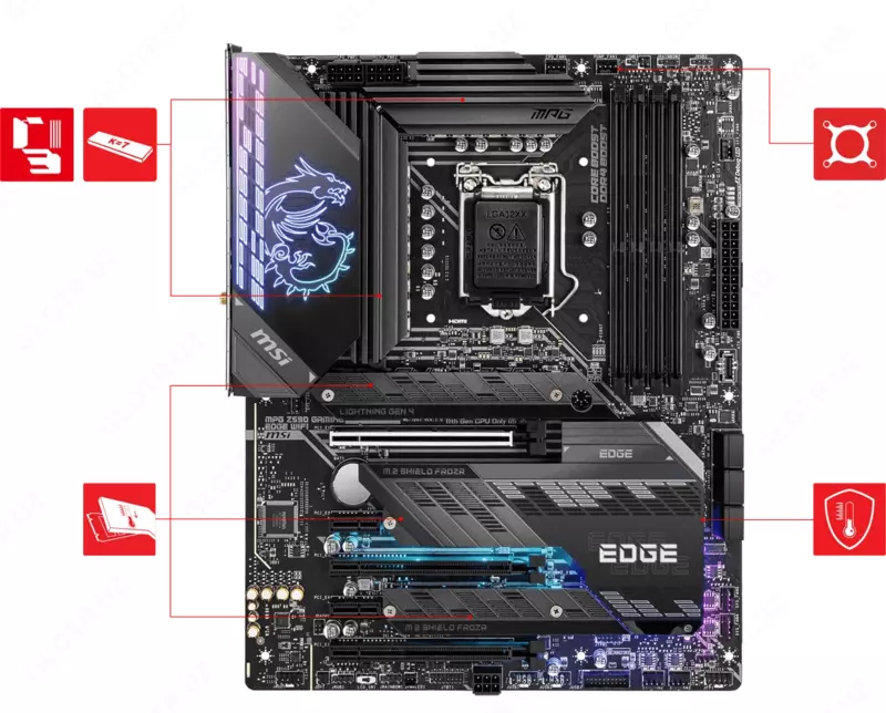 Anakart MSI MPG Z590 GAM EDGE WIFI