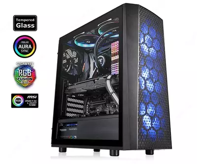 Kompyuter korpusi Thermaltake Versa J24 TG RGB | ATX