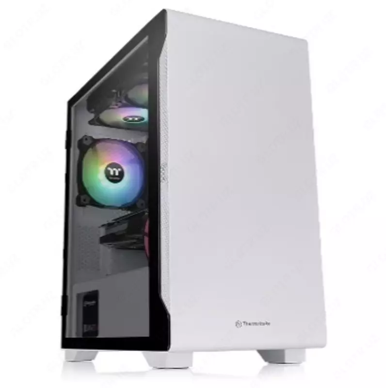 Корпус компьютерный Thermaltake S100 TG Snow Edition | White