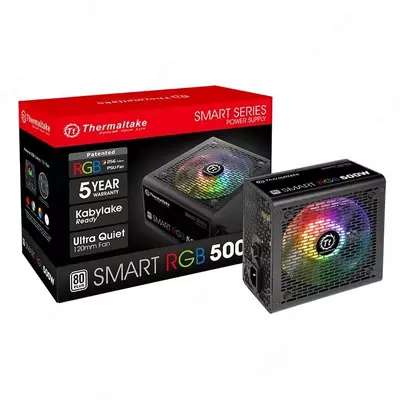 Quvvat manbai Thermaltake Smart RGB 500W Quvvat manbai Thermaltake Smart RGB 500W