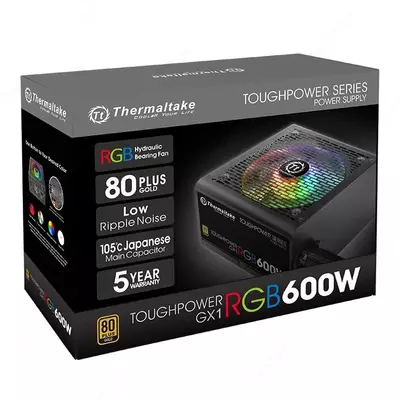 Блок питания Thermaltake Toughpower GX1 RGB 600W | Japanese Main Cap