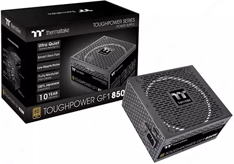 Блок питания Thermaltake Toughpower GF1 ARGB 850W (100% Japanese Capacitors, Fully Modular)