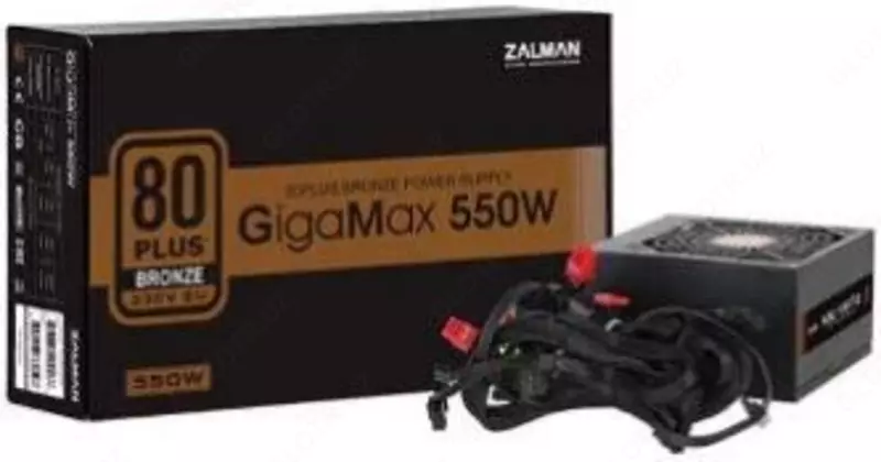 Блок питания Zalman GigaMax | 550W | 80+ Bronze | DC-DC  105° Capacitors