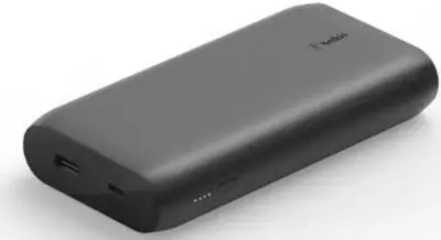 Зарядное устройство Belkin 20K POWER BANK, 30W PD USBC IN/OUT, USBA OUT, BLK