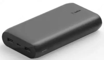 Zaryadlovchi Belkin 20K POWER BANK, 15W USBC IN, USBA OUT, BLK