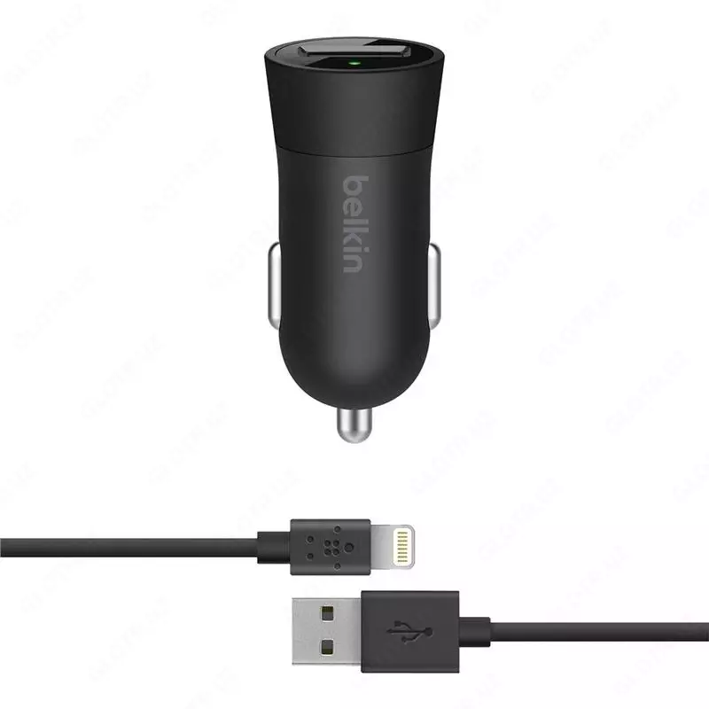 Avtomobil zaryadlovchi Belkin Car Charger (12W) USB 2.4A, black