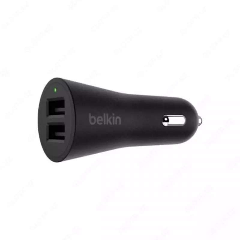 Avtomobil zaryadlovchi Belkin Car Charger (24W) DUAL USB 2.4A, black
