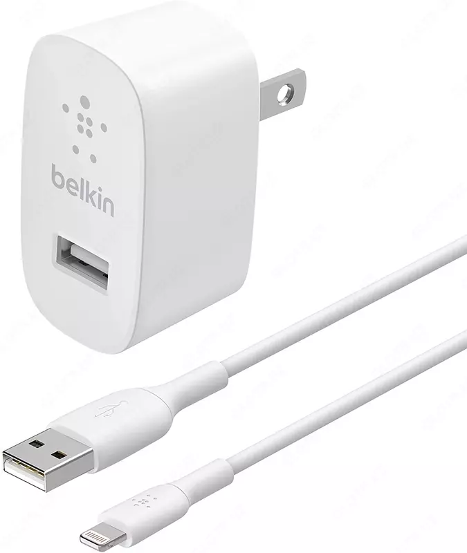 Сетевое зарядное устройство Belkin SINGLE USB-A WALL CHARGER,12W,WHT