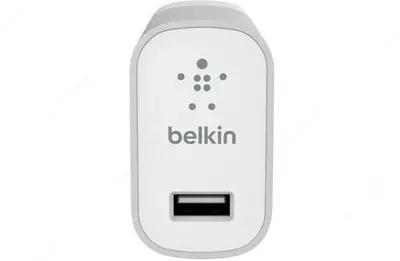 Сетевое зарядное устройство Belkin Mixit Metallic Home Charger (12W) USB 2.4A, silver