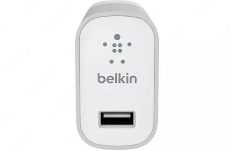 Сетевое зарядное устройство Belkin Mixit Metallic Home Charger (12W) USB 2.4A, silver