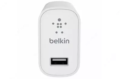 Сетевое зарядное устройство Belkin Mixit Metallic Home Charger (12W) USB 2.4A, white