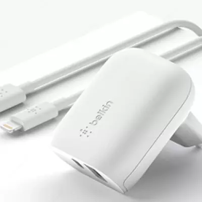 Сетевое зарядное устройство Belkin DUAL WALL CHARGER USB-C/ 18W/ WHITE