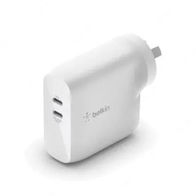 Сетевое зарядное устройство Belkin 68W USB-C CHARGER,GAN,50C/18C,WHT