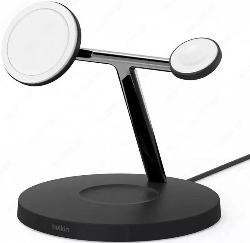 Беспроводное зарядное устройство Belkin MagSafe 3-in-1 Wireless Charger WIZ009vfBK черный