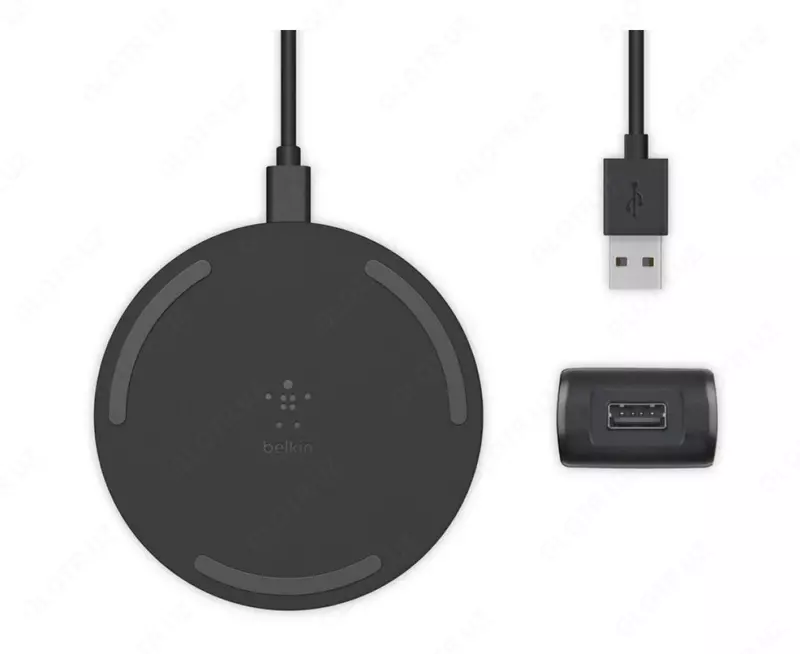 Simsiz zaryadlovchi Belkin Wireless charging Pad Wireless Charging Qi, 10W, black