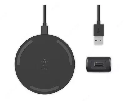 Simsiz zaryadlovchi Belkin Wireless charging Pad Wireless Charging Qi, 10W, black Simsiz zaryadlovchi Belkin Wireless charging Pad Wireless Charging Qi, 10W, black