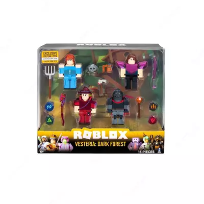 Игровая коллекционная игрушка ROB Roblox Four Figure Pack (Vesteria: Dark Forest) W5