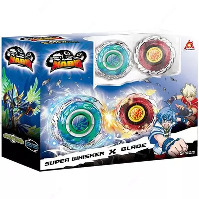 Волчок Auldey Infinity Nado Battle series-Super Whisker & Blade