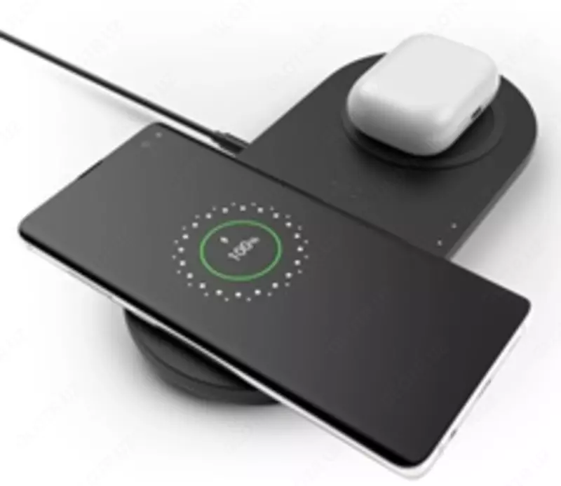 Simsiz zaryadlovchi Belkin Wireless charging Dual Pad Wireless Charging Qi, 2x 10W, black