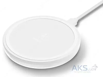 Simsiz zaryadlovchi Belkin Qi Wireless Charging Fast Pad, (10W), white Simsiz zaryadlovchi Belkin Qi Wireless Charging Fast Pad, (10W), white