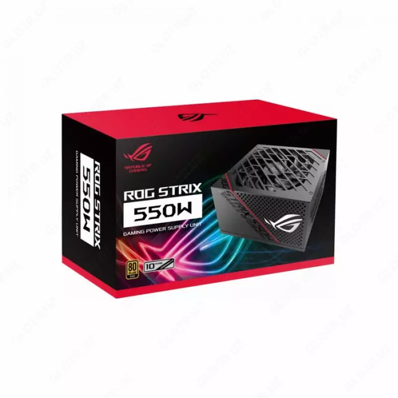  PSU ASUS | ROG STRIX | 550G | 550 Vt | 80-PLUS OLTIN | Modulnyy | 90YE00A2-B0NA00 - 
