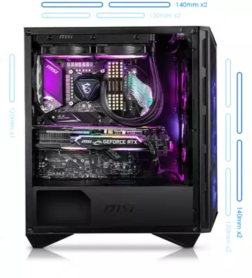 Case MSI MAG Forge 100M