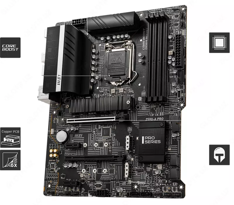 Материнская плата MSI Z590-A PRO