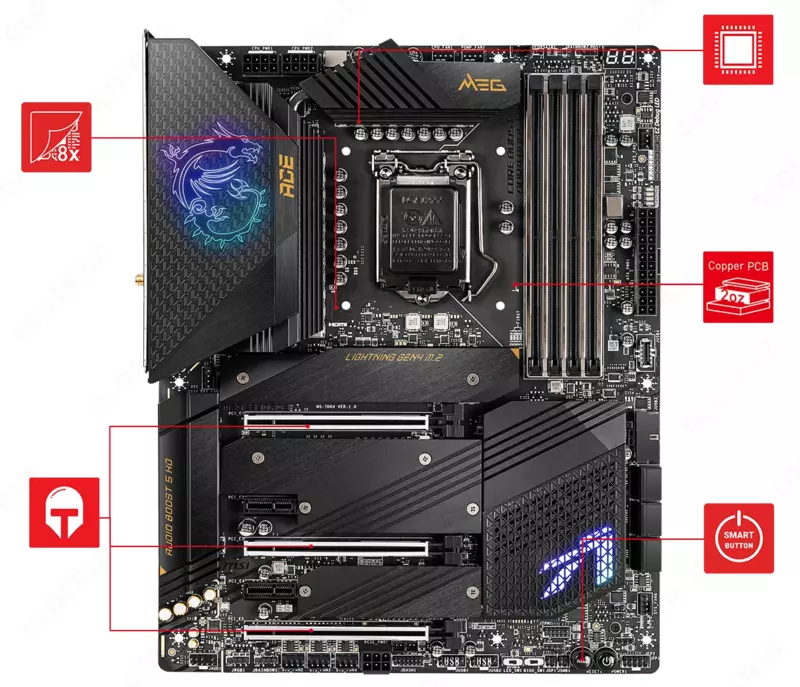 Материнская плата MSI MEG Z590 ACE