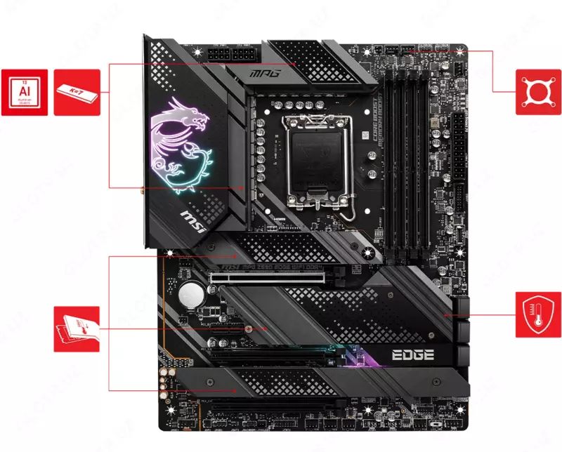 Материнская плата MSI MPG Z690 EDGE Wifi DDR4