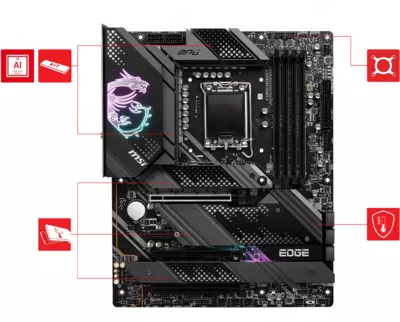 Материнская плата MSI MPG Z690 EDGE Wifi DDR4