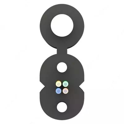 Кабель оптический FTTx LOC-FTTx-1,0-04 (стальная проволока 1 мм), 4 волокна