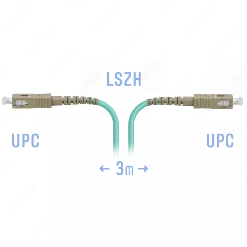 Патч-корд оптический SC/UPC MM  3 м (SNR-PC-SC/UPC-MM-3m)