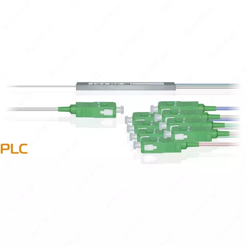 Делитель оптический планарный бескорпусный SNR-PLC-M-1x8-SC/APC