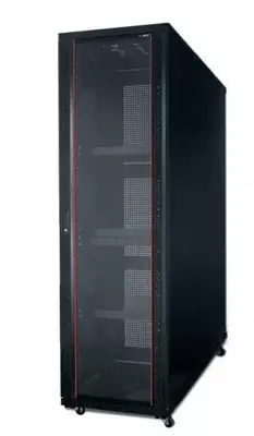 Шкаф напольный 42U 800*1000*2000 мм, стеклянная дверь (арт. 20-428010-24-100-K)