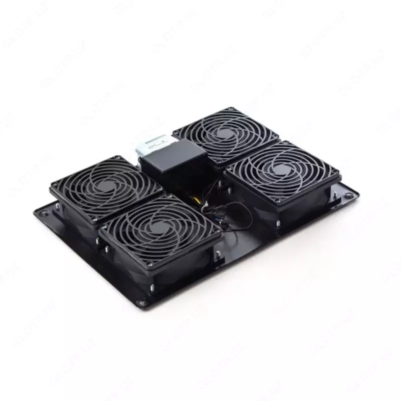 Termostatli fan paneli, 4 x 12 sm, 220 V (art. 6004-220SH-T)