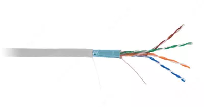 Кабель NETLAN F/UTP 4 пары, Cat.5e, внутренний (EC-UF004-5E-PVC-GY)