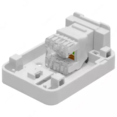 Корпус настенной розетки SNR под модули KeyStone, 1 порт (SNR-MB-DPS-1)